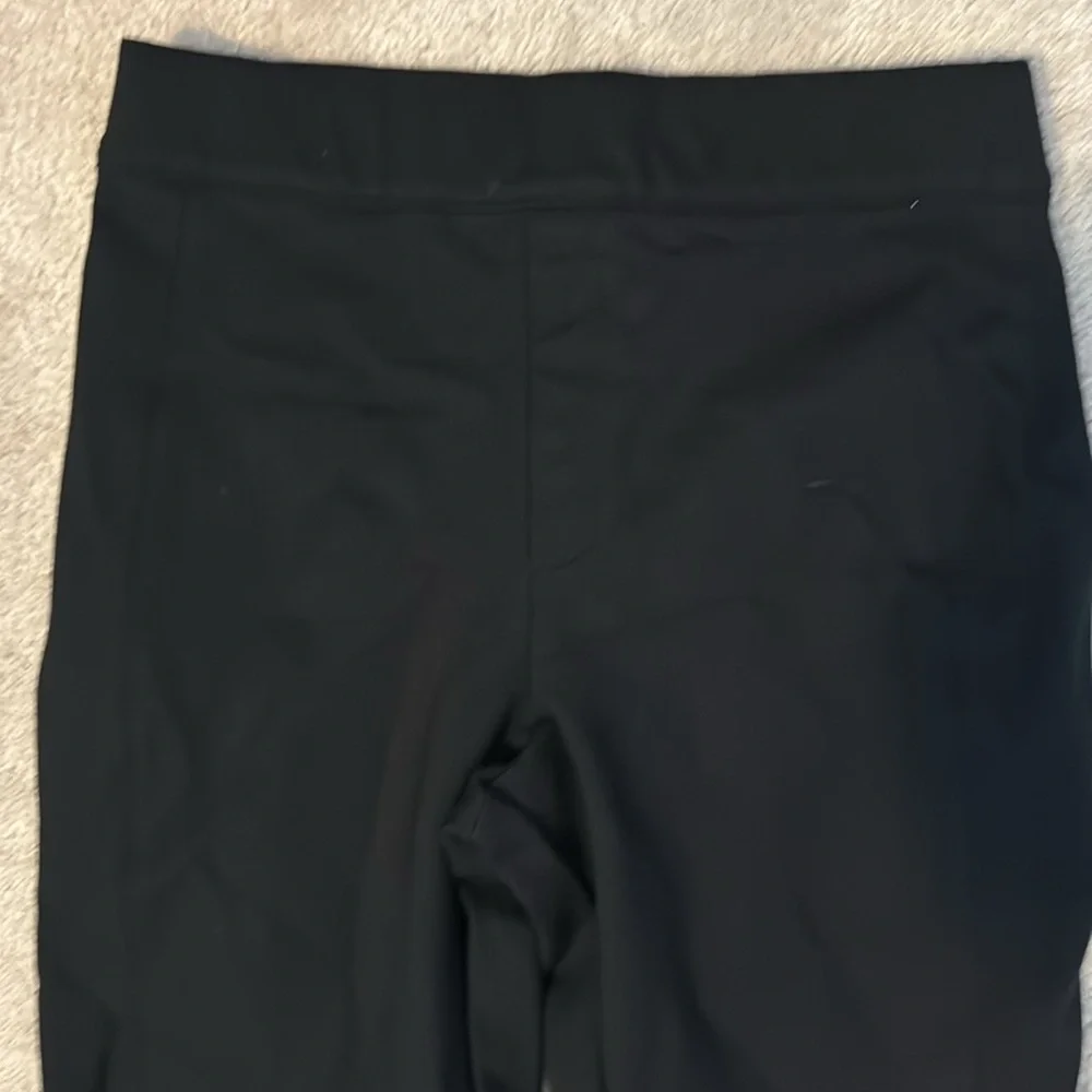 Spanx M black ponte slim straight pull on pants ๐ - Picture 3 of 8